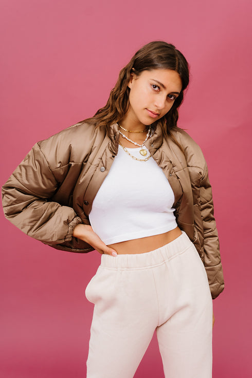 SoHo Puffer// Chocolate